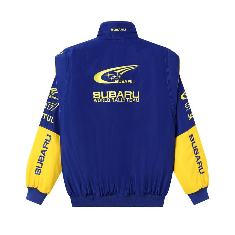 Blue Subaru Vintage Racing Jacket | Racing Jacket | Sportcify |