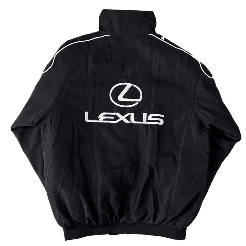 Black Lexus Vintage Racing Jacket | Racing Jacket | Sportcify |