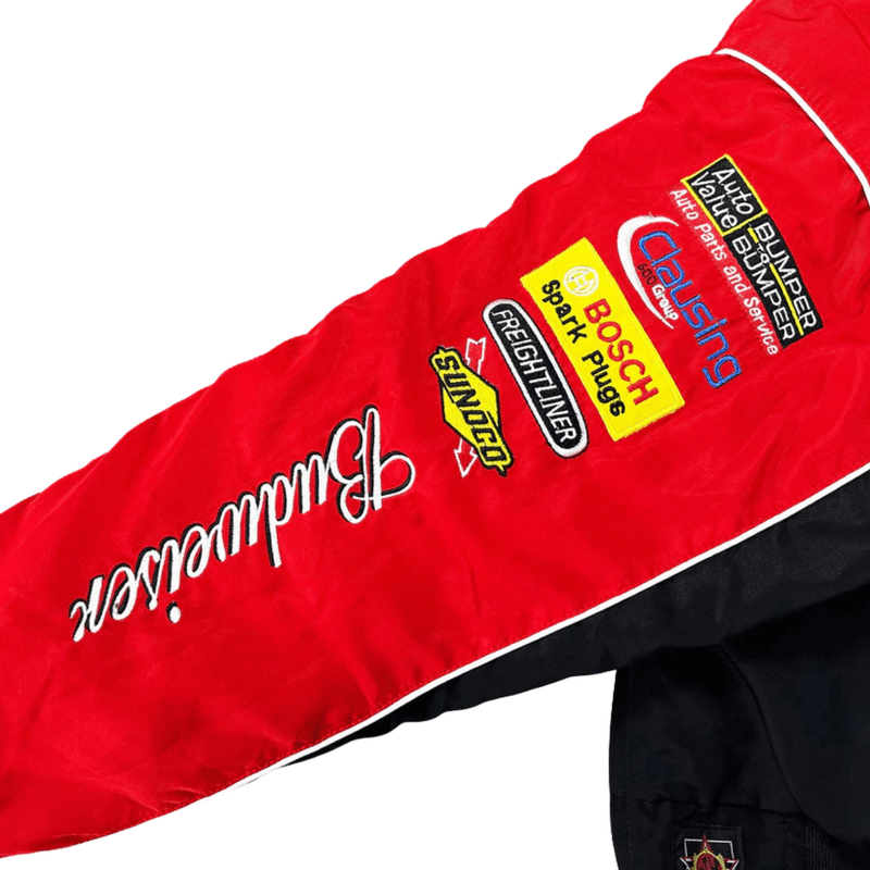 Black Budweiser Vintage Racing Jacket | Racing Jacket | Sportcify |