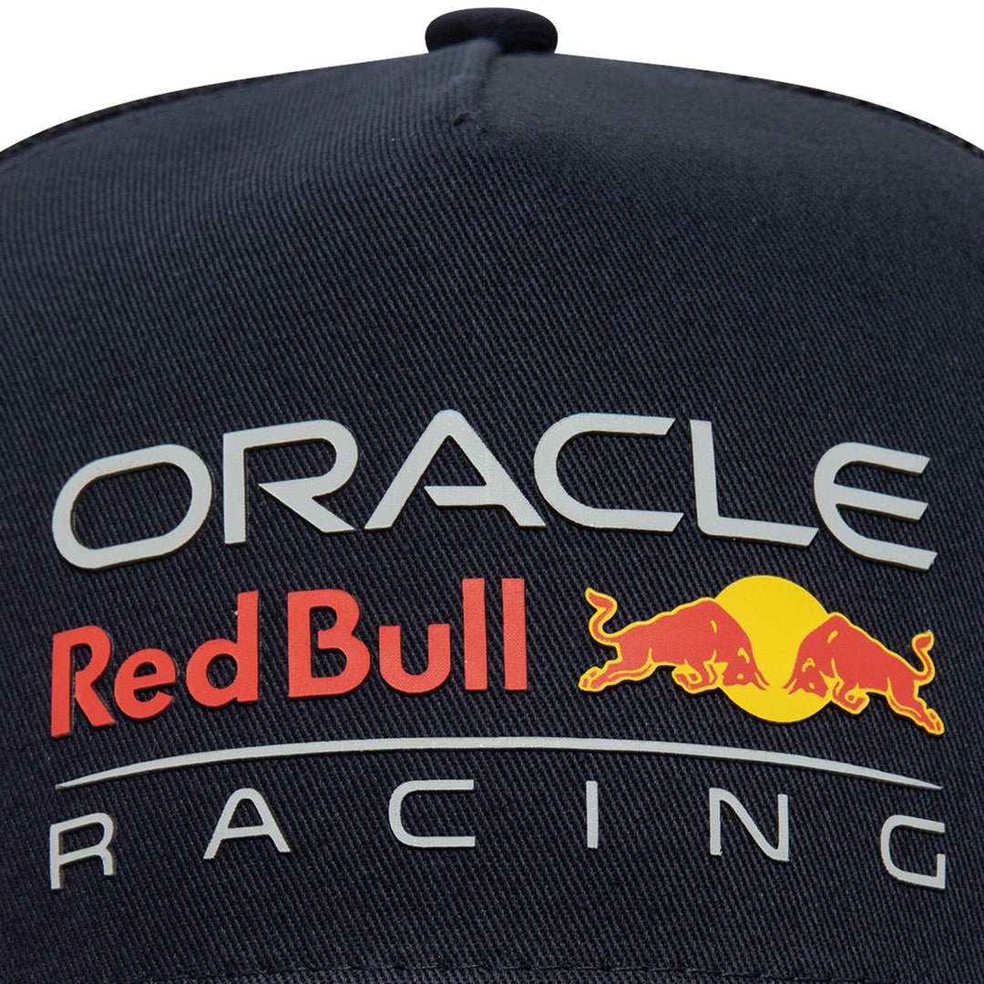 New Era Red Bull Racing Essentials Snapback A - Frame Trucker Cap - Blue | Racing Shirt | Sportcify |