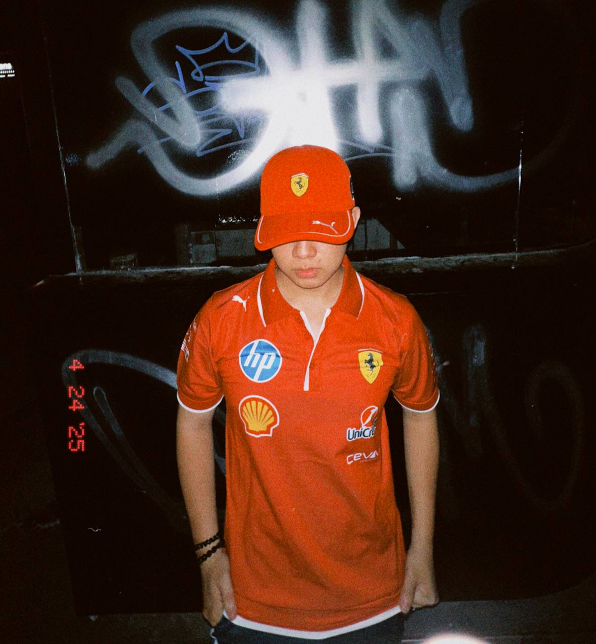 Scuderia Ferrari F1 2025 Special Edition Polo Shirt - Dark Cherry