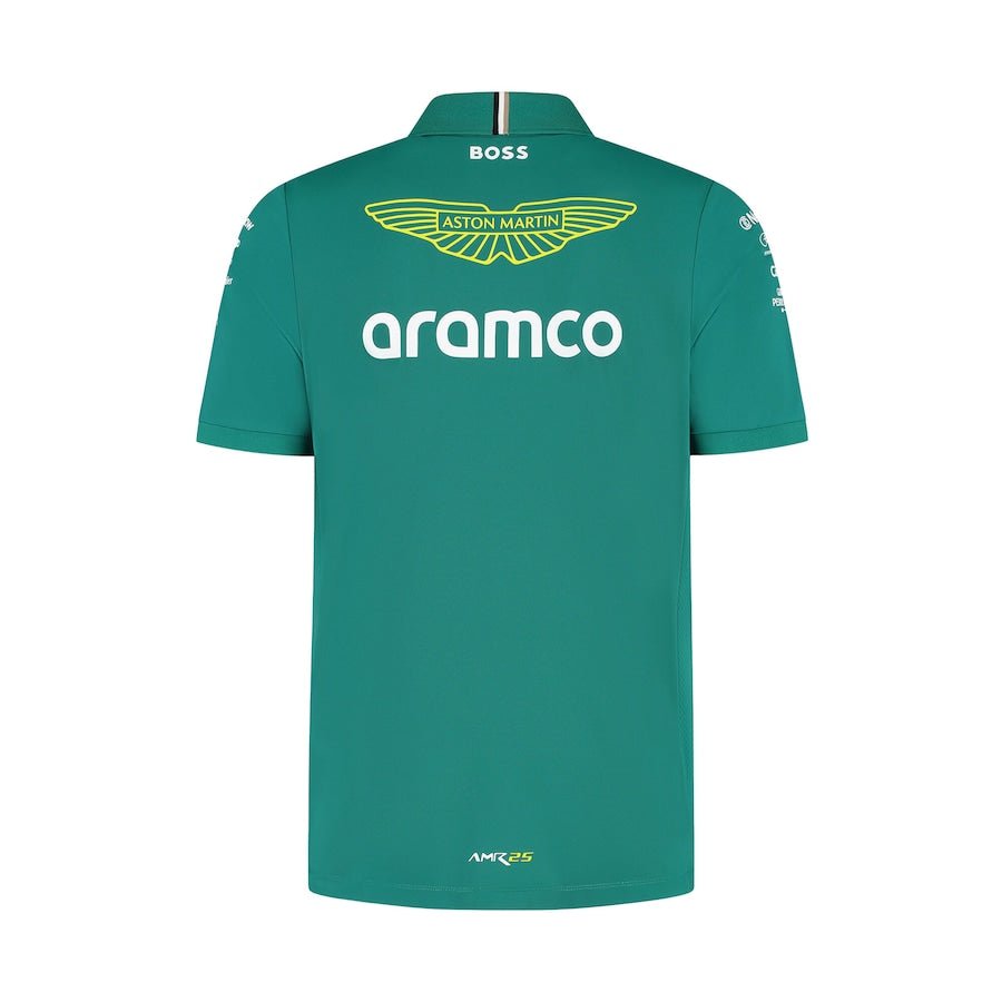 Aston Martin Aramco Cognizant F1 2025 Team Polo | Formula One Polo Shirt | Sportcify |