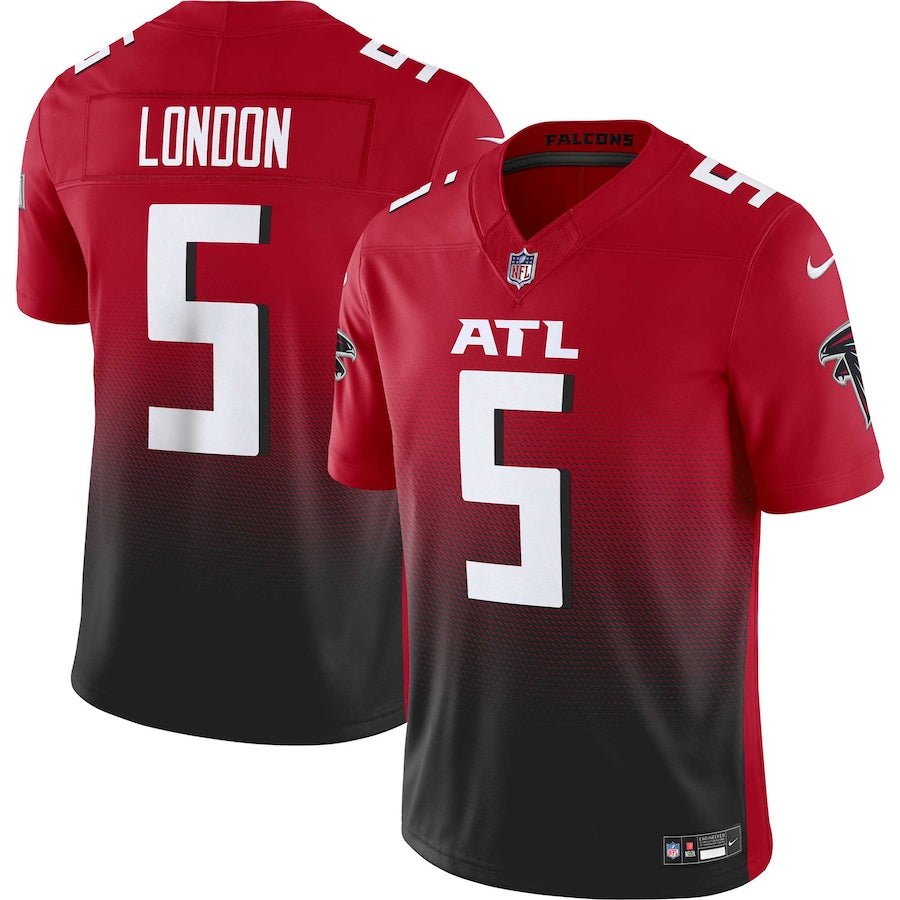 Atlanta Falcons Drake London Red Jersey Sportcify