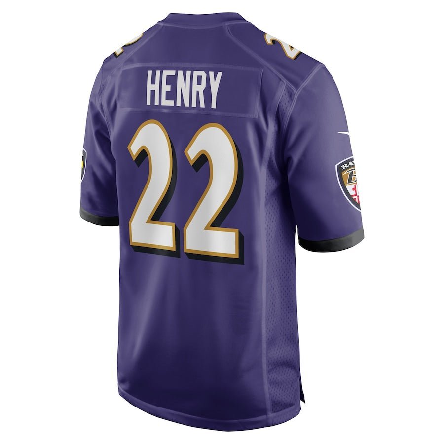 Baltimore Ravens Derrick Henry Purple Game Player Jersey | American Football Jersey | Sportcify |