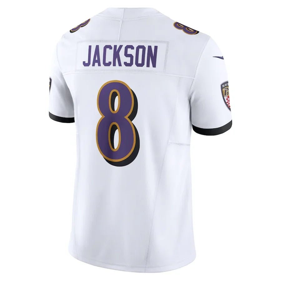 Baltimore Ravens Lamar Jackson White Jersey | American Football Jersey | Sportcify |