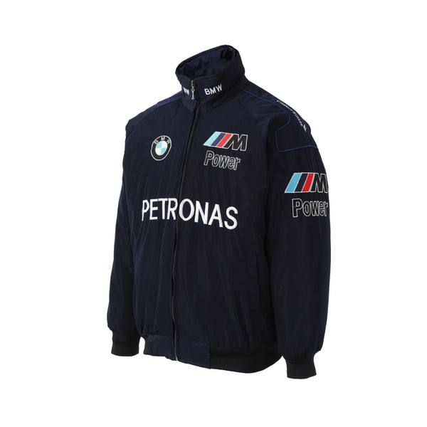 Blue BMW Vintage Racing Jacket - Sportcify High Quality American Football Jerseys | NFL Jerseys