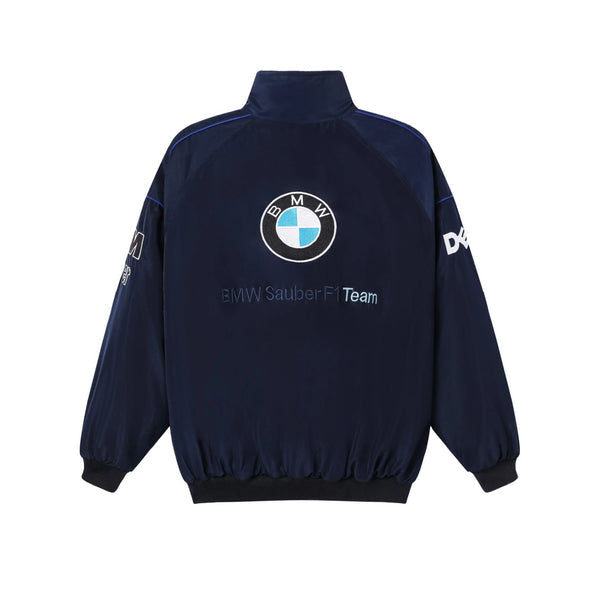 Blue BMW Vintage Racing Jacket - Sportcify High Quality American Football Jerseys | NFL Jerseys
