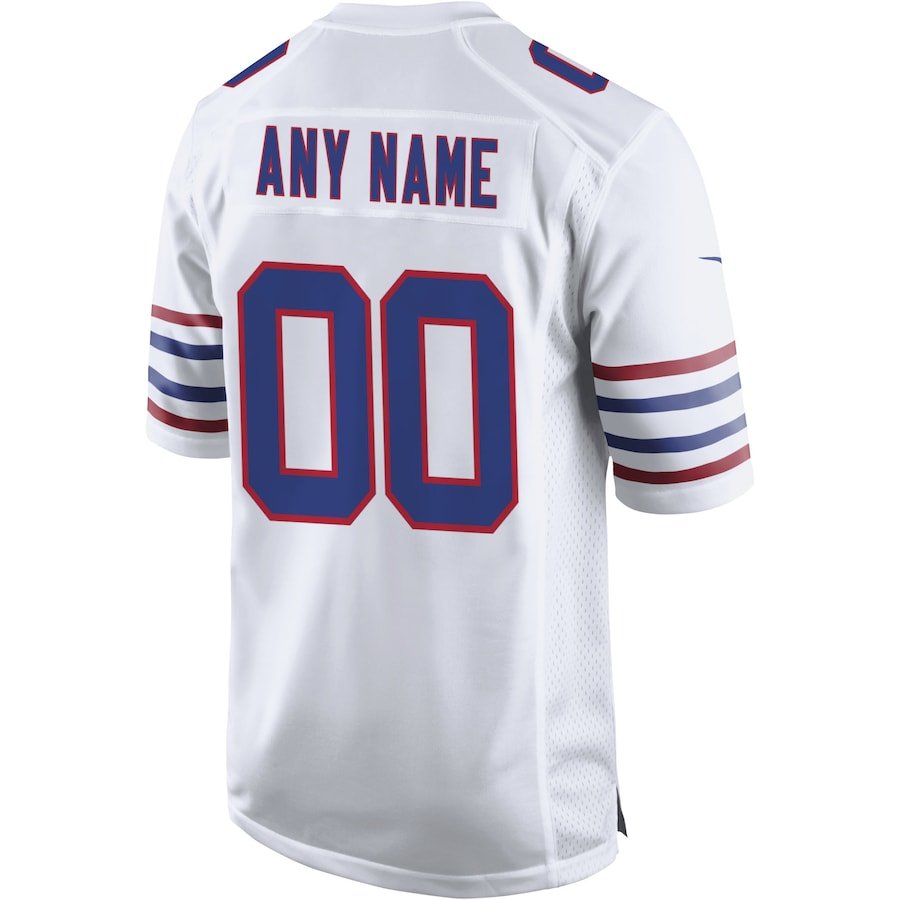 Buffalo Bills Nike Alternate Custom Game Jersey - White | American Football Jersey | Sportcify |