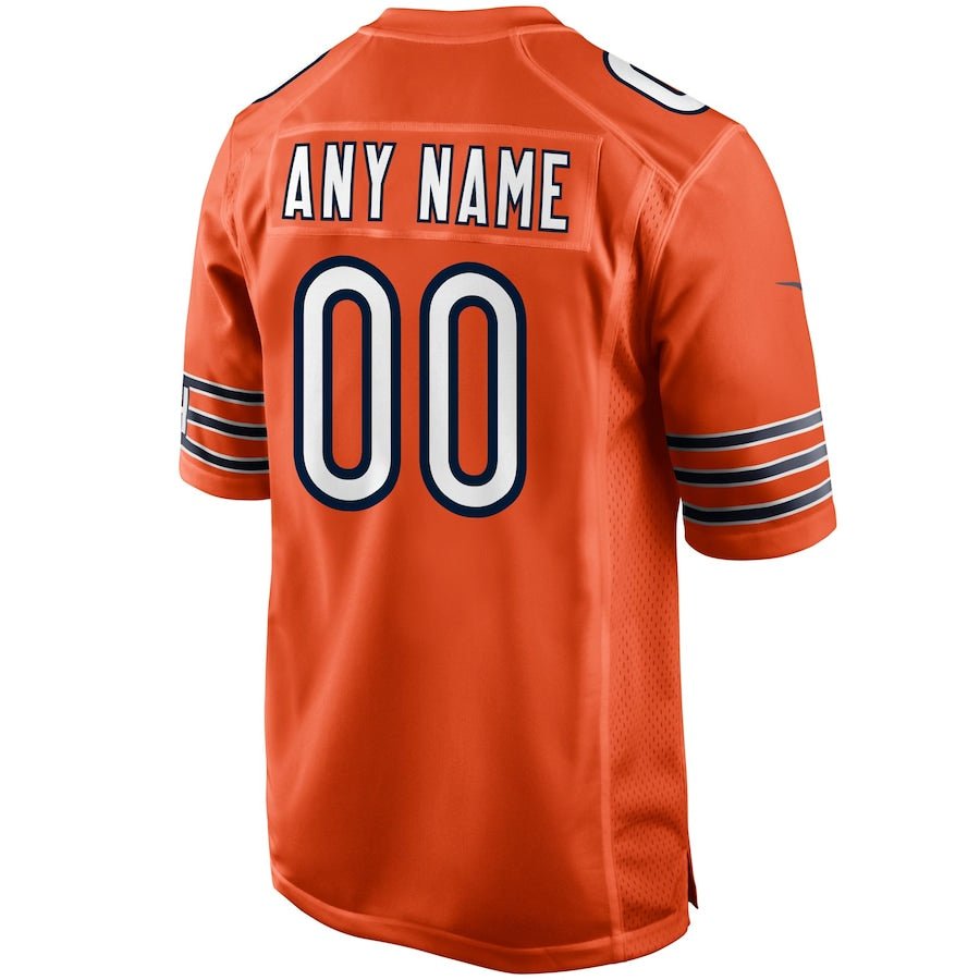 Chicago Bears Game Alternate Jersey - Orange - Custom | American Football Jersey | Sportcify |