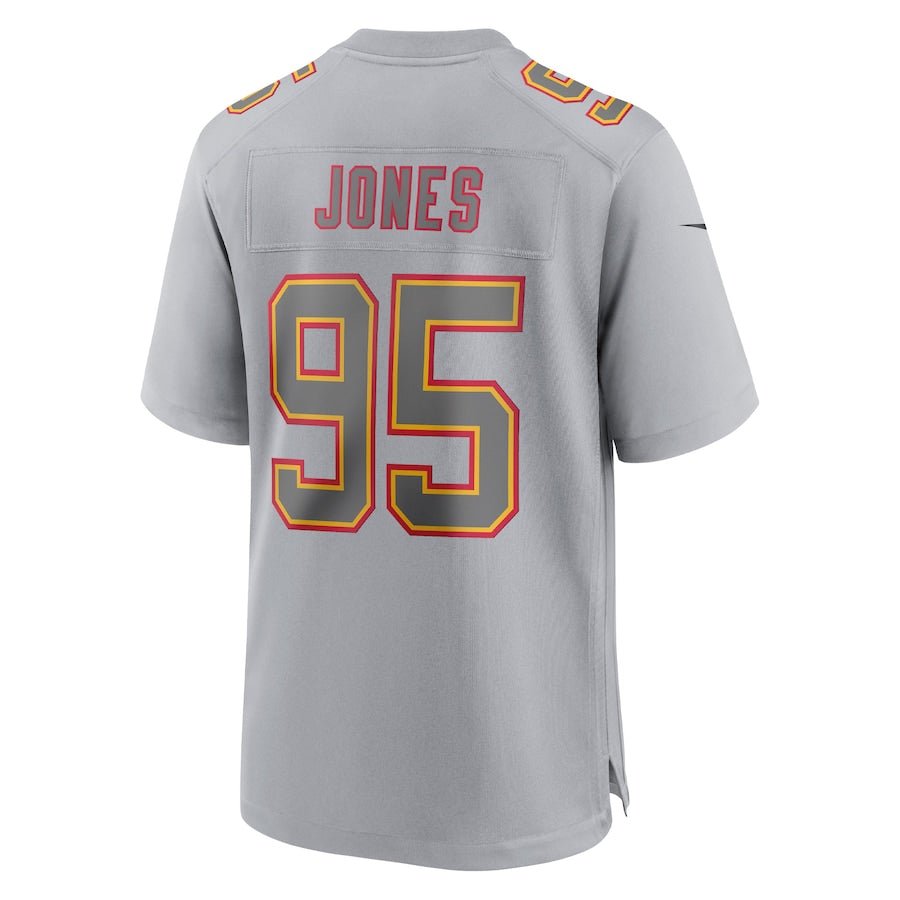 Chris Jones Kansas City Chiefs Gray Atmosphere Fashion Game Jersey | American Football Shirts | Sportcify |