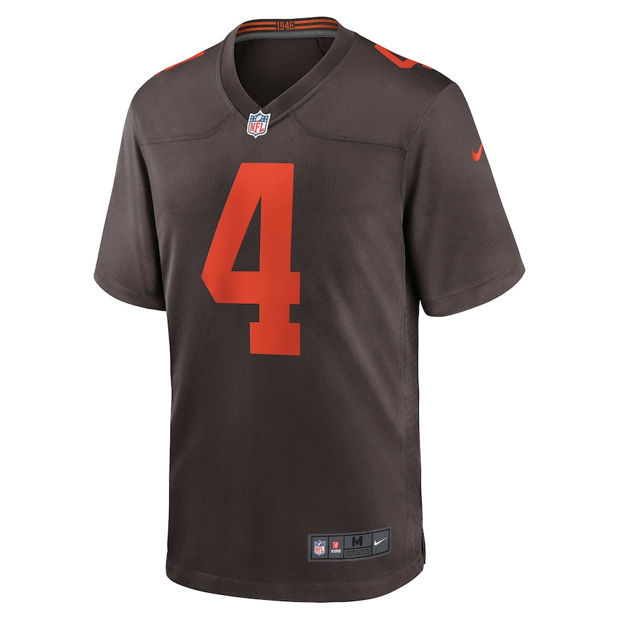 Deshaun Watson Brown Cleveland Browns Alternate Game Jersey - Sportcify High Quality American Football Jerseys | NFL Jerseys