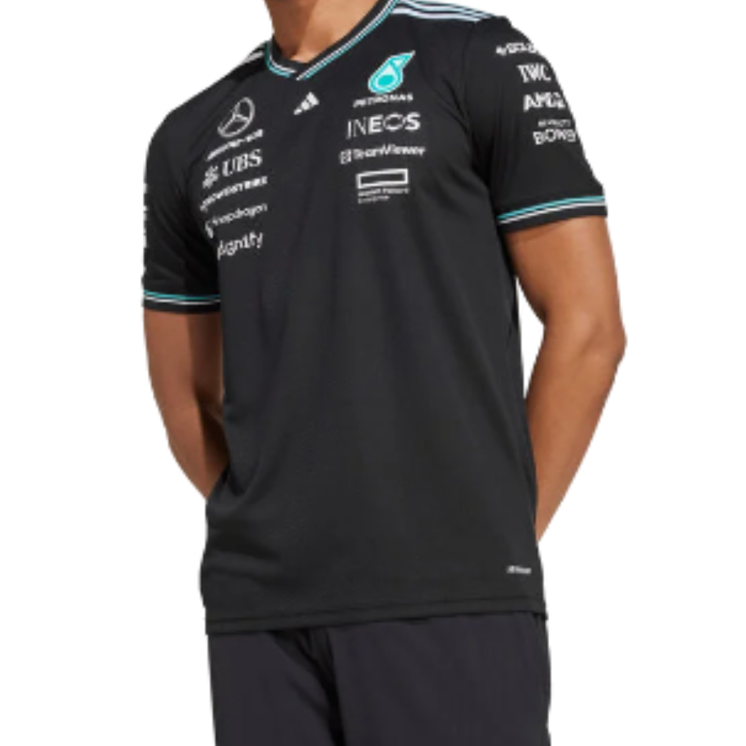 Driver Jersey Mercedes-AMG Petronas Formula One Team T-shirt 2025 - Black