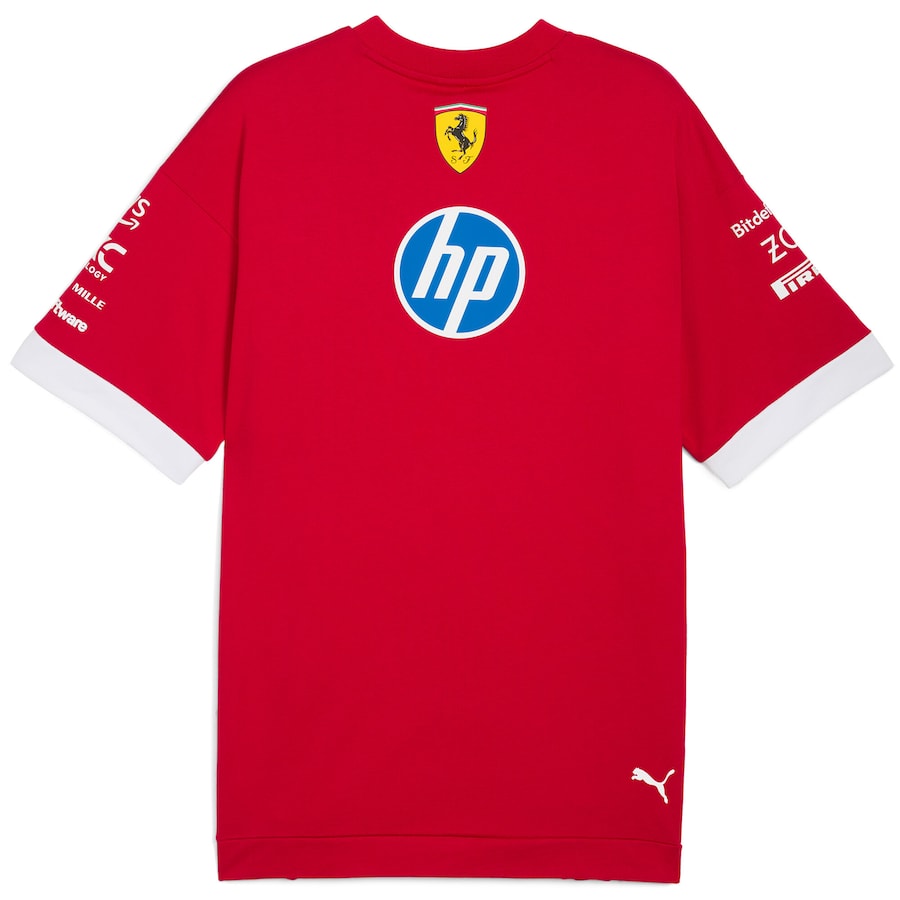 Ferrari 2025 Drivers T-Shirt - Red/White