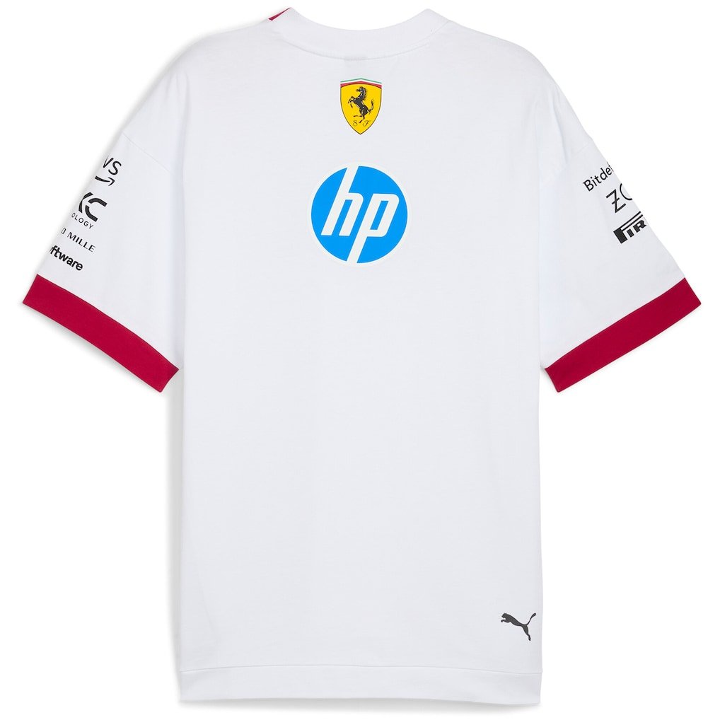 Ferrari 2025 Drivers T-Shirt - White | Racing Shirt | Sportcify |
