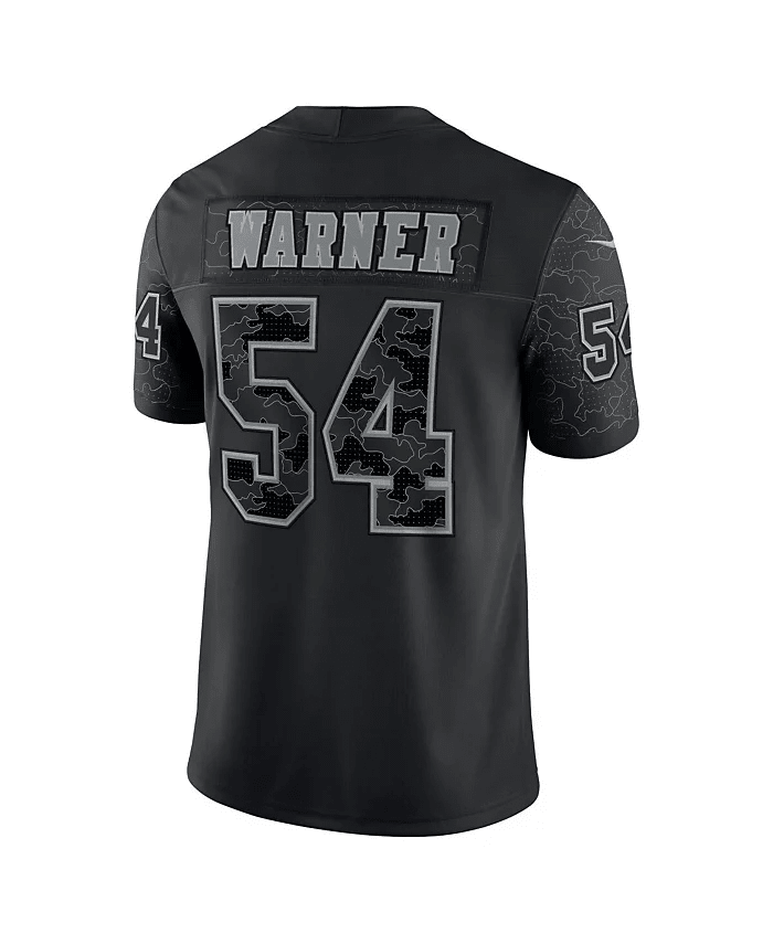 Fred Warner Black San Francisco 49ers Reflective Limited Jersey | American Football Shirts | Sportcify |
