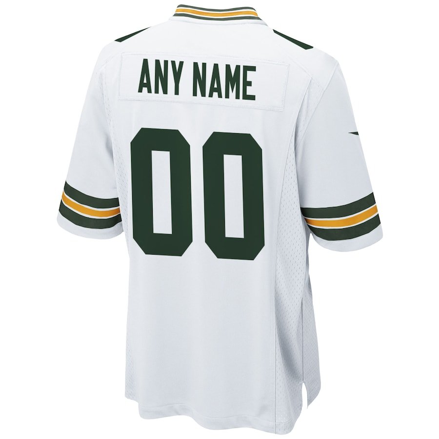 Green Bay Packers White Custom Game Jersey | American Football Jersey | Sportcify |