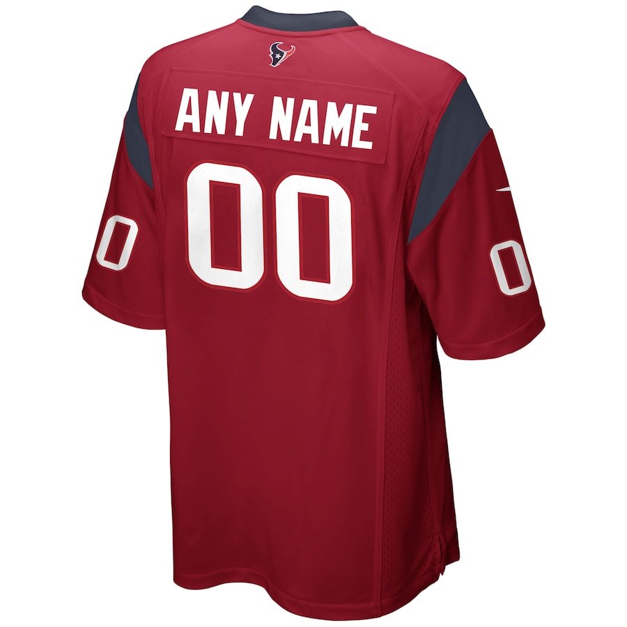 Houston Texans Red Customized Alternate Game Jersey | American Football Jersey | Sportcify |