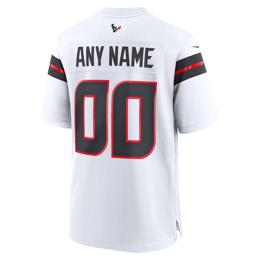 Houston Texans Road White Game Jersey - Custom | American Football Jersey | Sportcify |