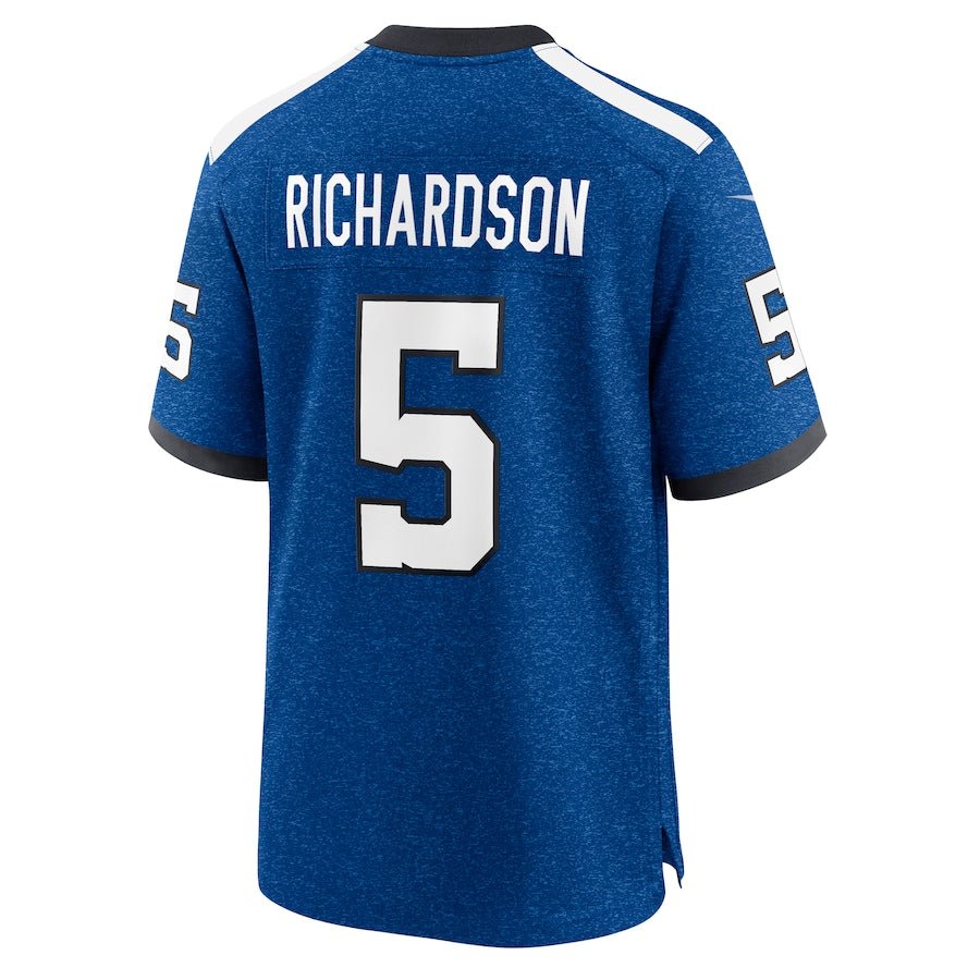 Indianapolis Colts Anthony Richardson Royal Indiana Nights Alternate Game Jersey | American Football Shirts | Sportcify |