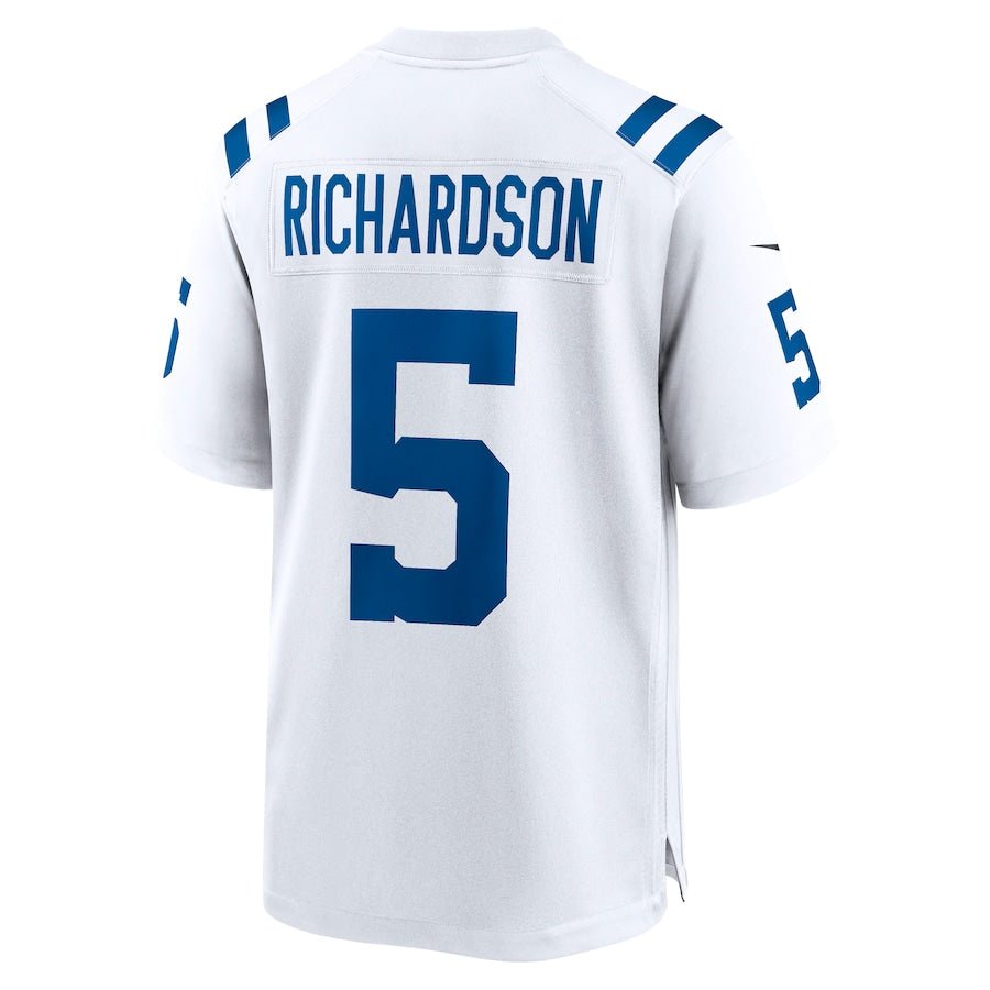 Indianapolis Colts Anthony Richardson White 2023 NFL Draft First Round Pick Game Jersey | American Football Shirts | Sportcify |