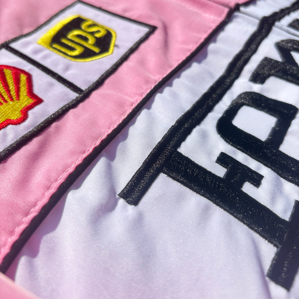 Pink Ferrari Vintage Racing Jacket