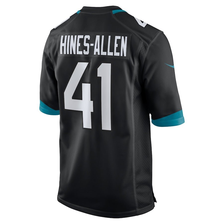 Jacksonville Jaguars Josh Hines - Allen Black Alternate Player Game Jersey | American Football Shirts | Sportcify |