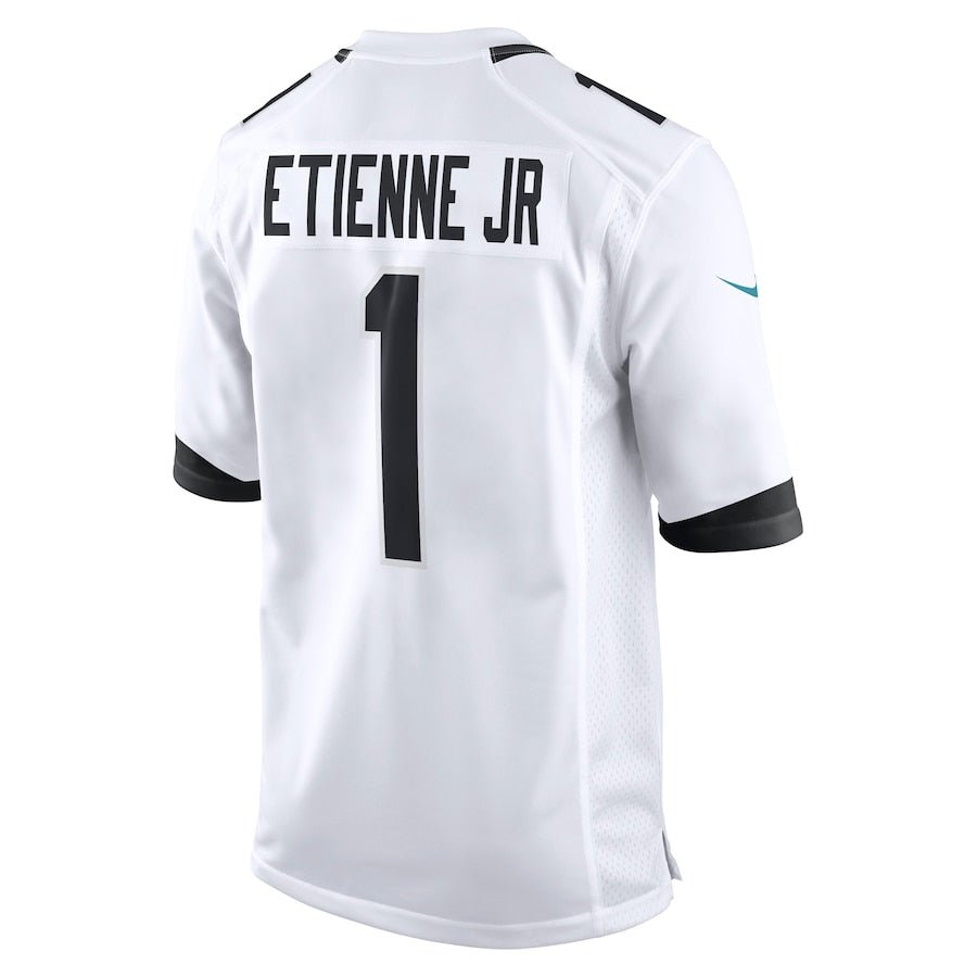 Jacksonville Jaguars Travis Etienne Jr. White Game Player Jersey | American Football Shirts | Sportcify |