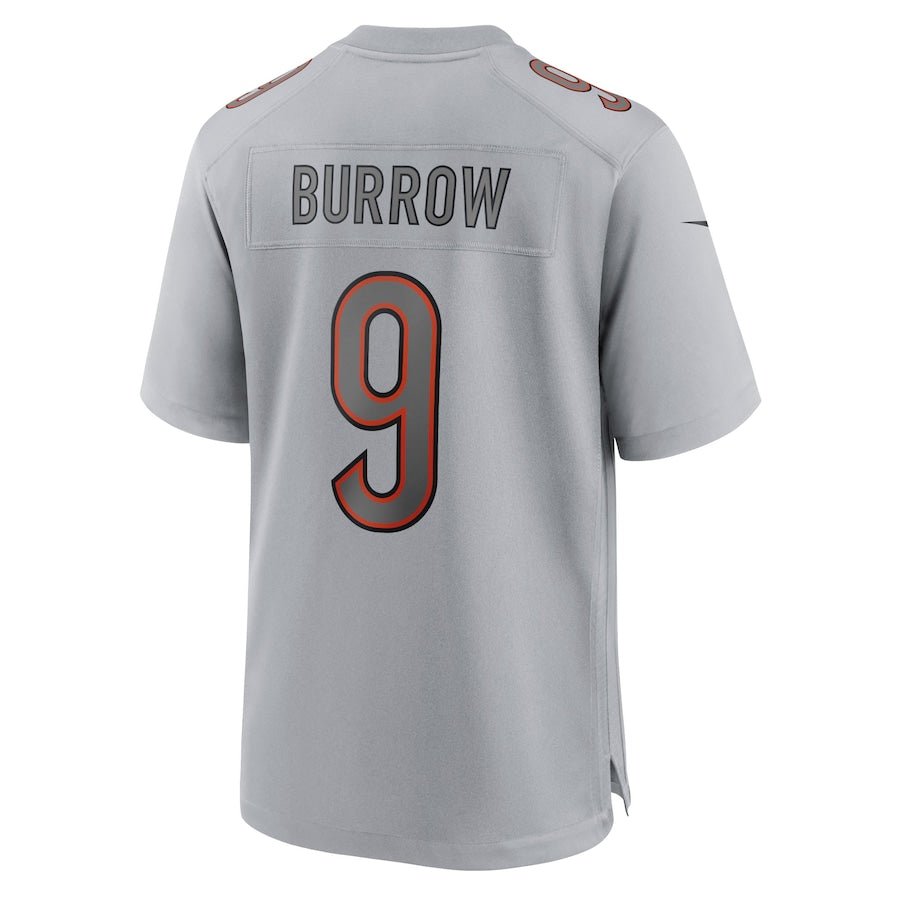 Joe Burrow Cincinnati Bengals Gray Atmosphere Fashion Game - Jersey | American Football Shirts | Sportcify |