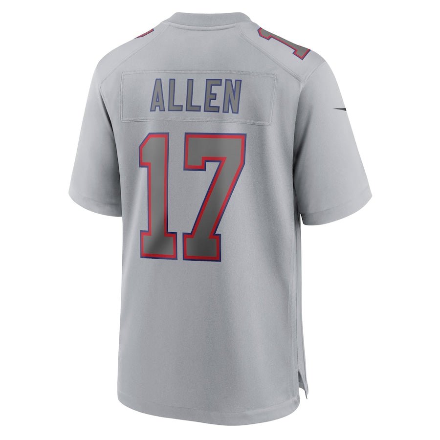 Josh Allen Buffalo Bills Gray Atmosphere Fashion Game - Jersey | American Football Shirts | Sportcify |