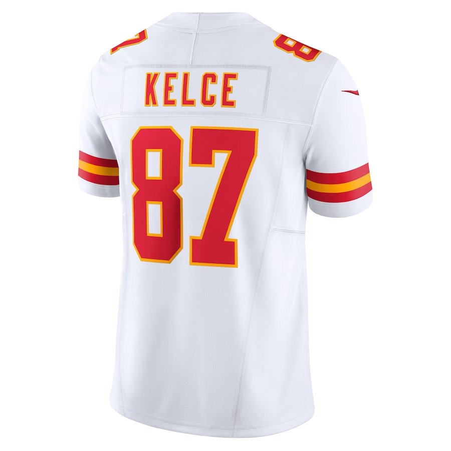 Kansas City Chiefs Travis Kelce White Jersey | American Football Shirts | Sportcify |
