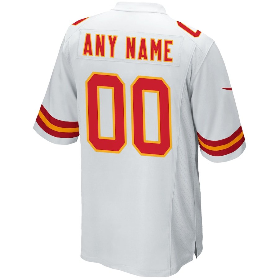 Kansas City Chiefs White Custom Game Jersey | American Football Jersey | Sportcify |