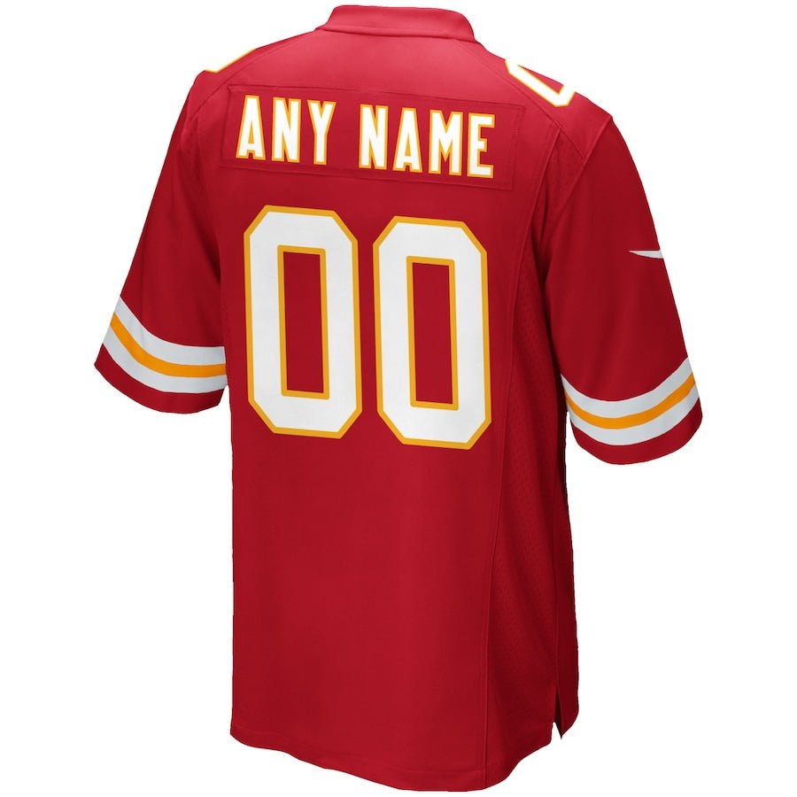 Kansas City Chiefs Red Custom Game Jersey | American Football Jersey | Sportcify |