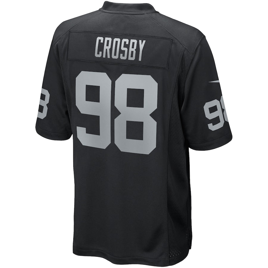 Las Vegas Raiders Maxx Crosby Black Game Jersey - Sportcify High Quality American Football Jerseys | NFL Jerseys