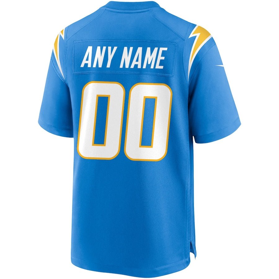Los Angeles Chargers Powder Blue Custom Game Jersey | American Football Jersey | Sportcify |