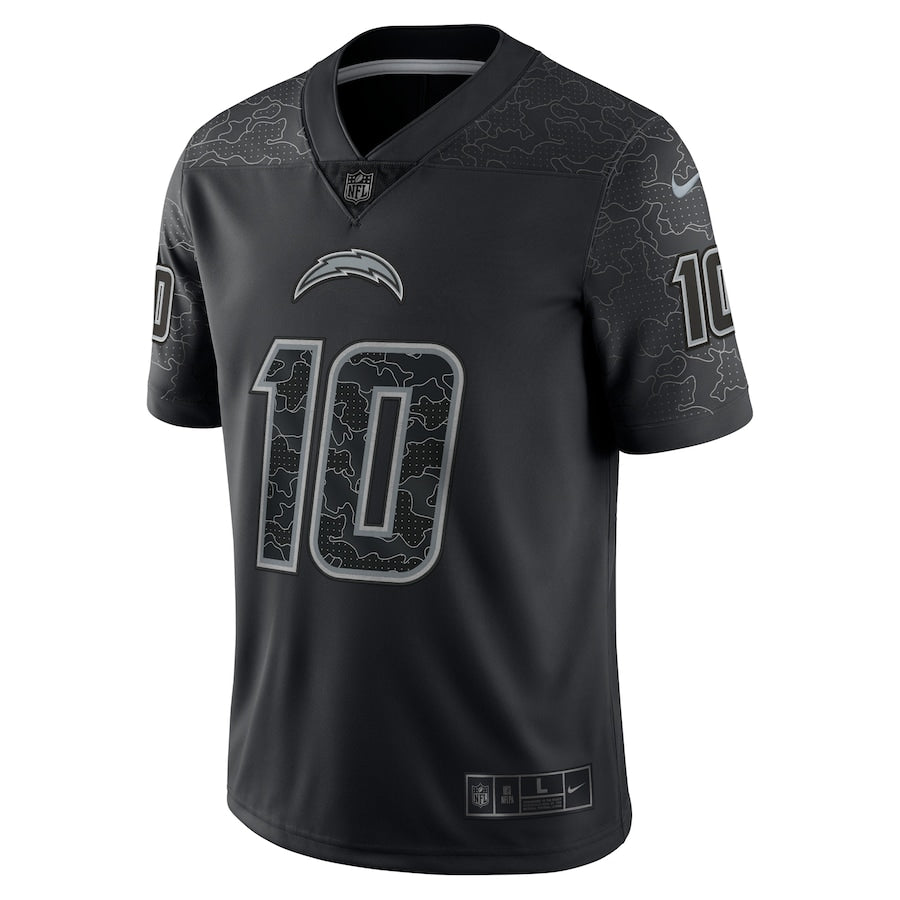 Los Angeles Chargers Justin Herbert Black RFLCTV Limited Jersey - Sportcify High Quality American Football Jerseys | NFL Jerseys