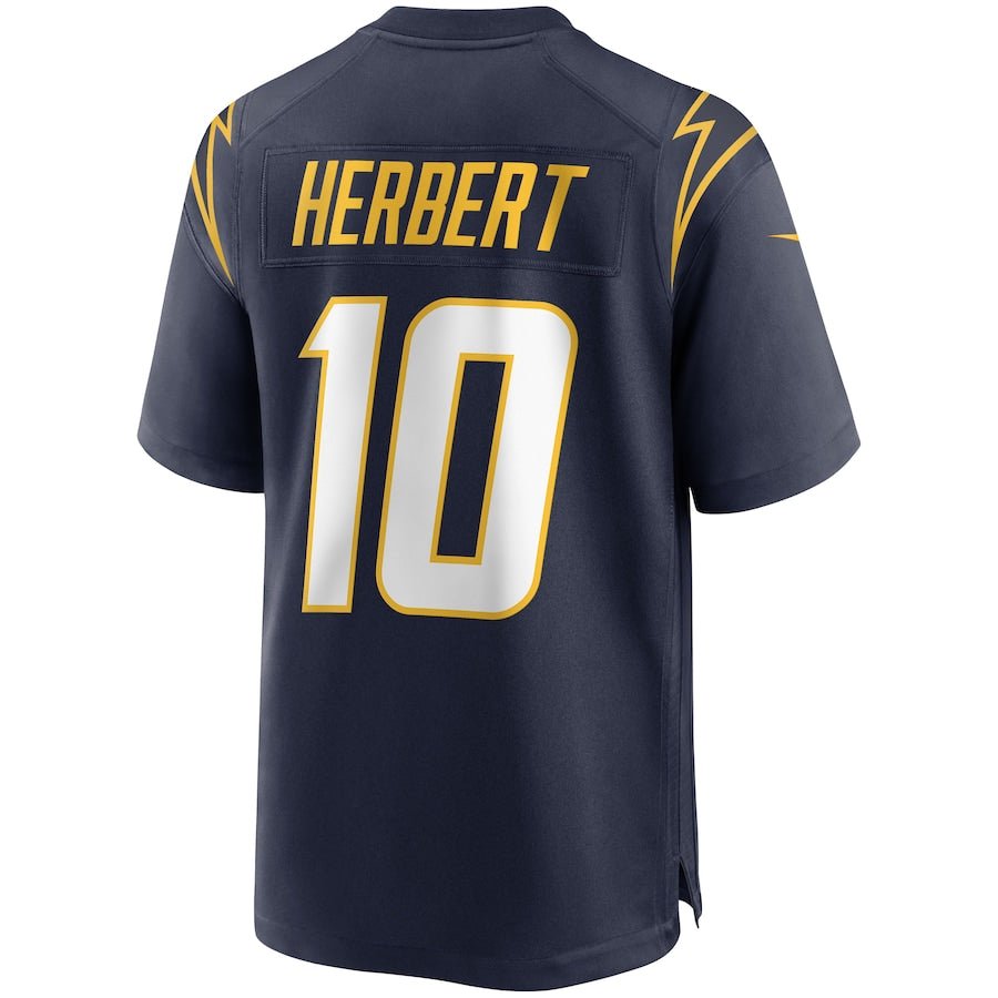Los Angeles Chargers Justin Herbert Navy Alternate Game Jersey | American Football Shirts | Sportcify |