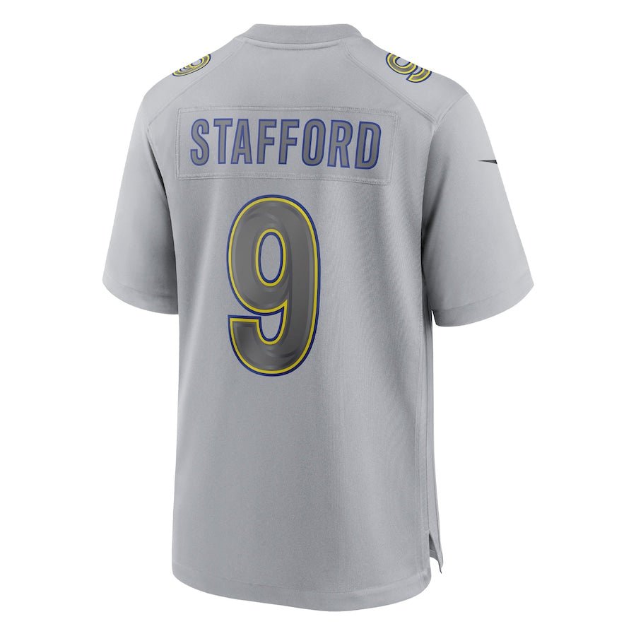 Los Angeles Rams Matthew Stafford Gray Atmosphere Fashion Game Jersey | American Football Shirts | Sportcify |