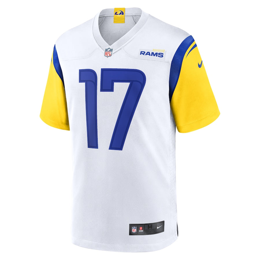 Los Angeles Rams Puka Nacua White Game Jersey - Sportcify High Quality American Football Jerseys | NFL Jerseys