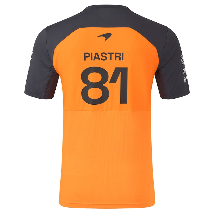 McLaren 2025 Team Oscar Piastri Driver Set Up T-Shirt Autumn