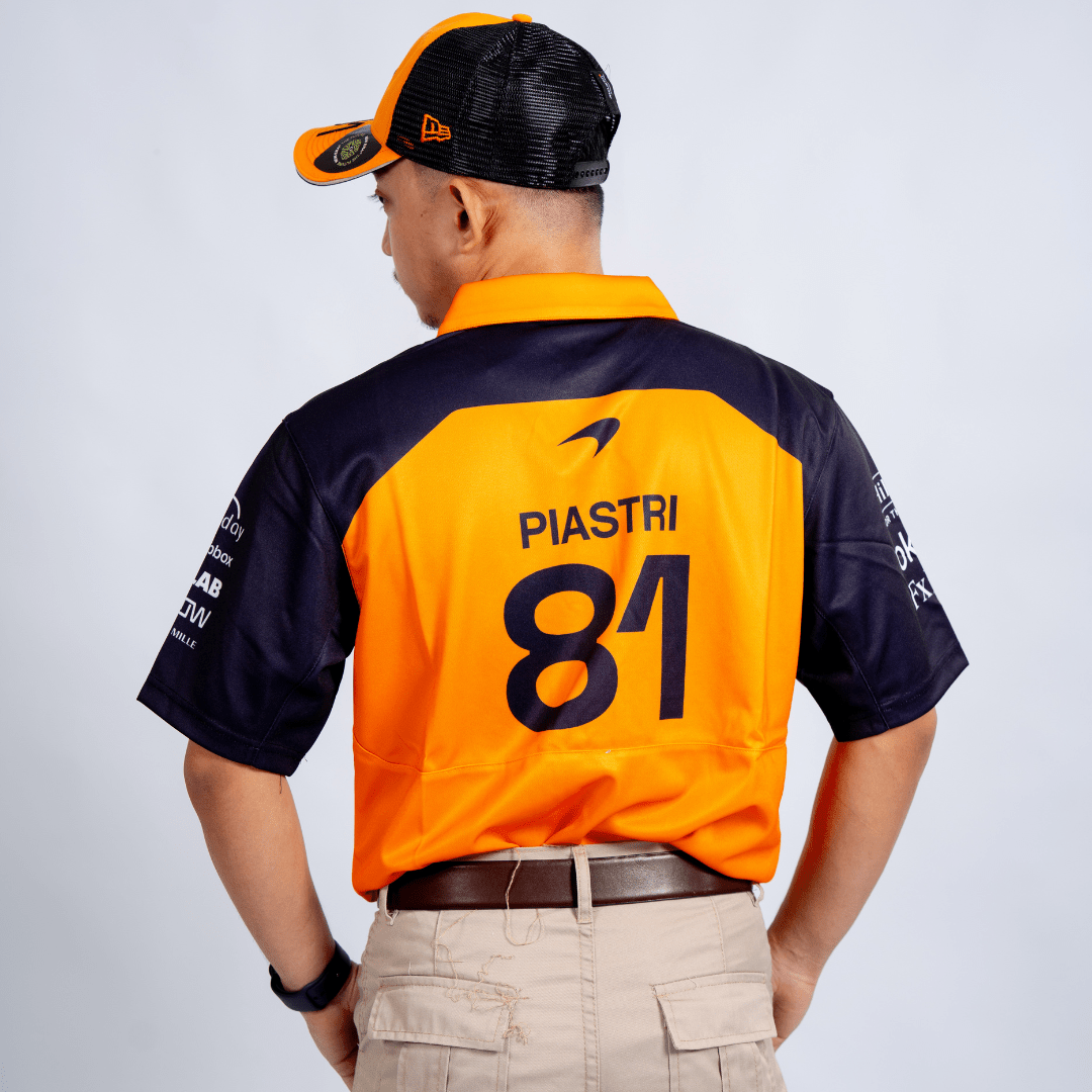 McLaren 2025 Team Oscar Piastri Driver Polo | Formula 1 Shirt | Sportcify |