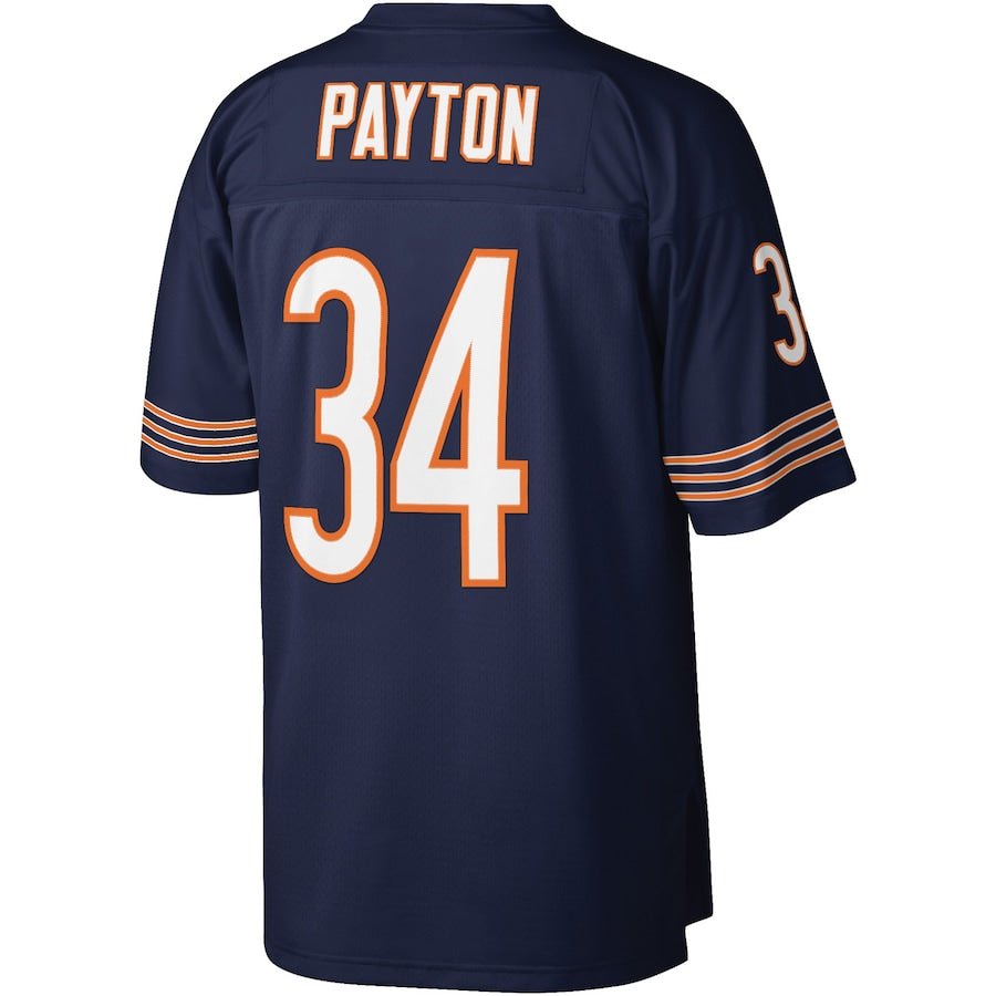 Men's Mitchell & Ness Walter Payton Navy Chicago Bears 1985 Authentic Retired Player - Jersey) | American Football Shirts | Sportcify |
