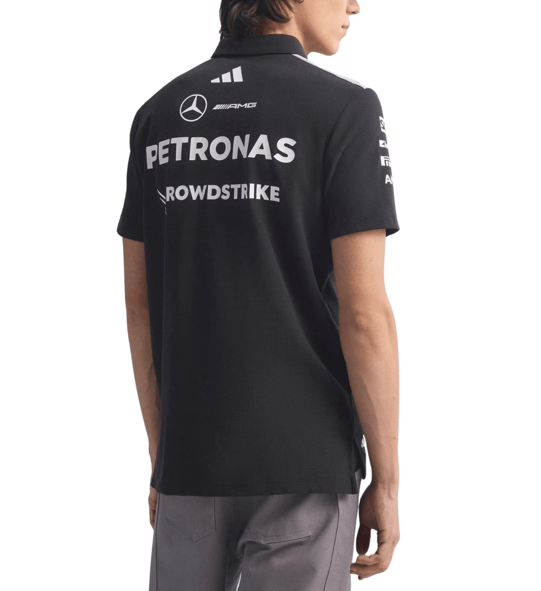 Mercedes F1 Team Polo 2026 - Black | Formula One Polo Shirt | Sportcify |