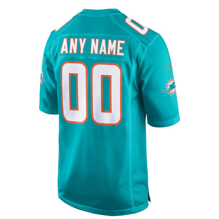 Miami Dolphins Aqua Custom Game Jersey | American Football Jersey | Sportcify |
