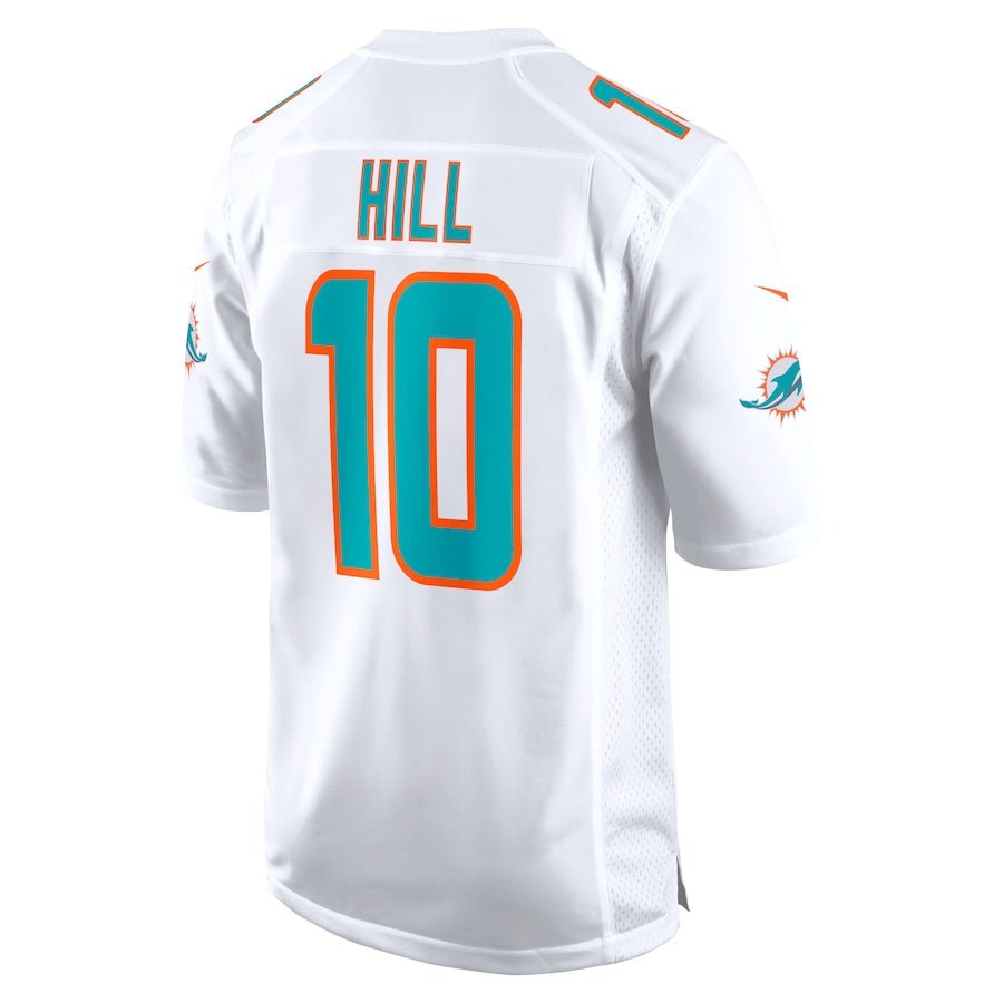 Miami Dolphins Tyreek Hill White Game Jersey | American Football Shirts | Sportcify |