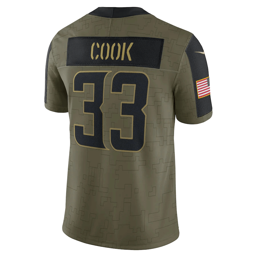 Minnesota Vikings Cook - Salute to Service 2021 Limited Jersey | NFL Jersey | Sportcify |