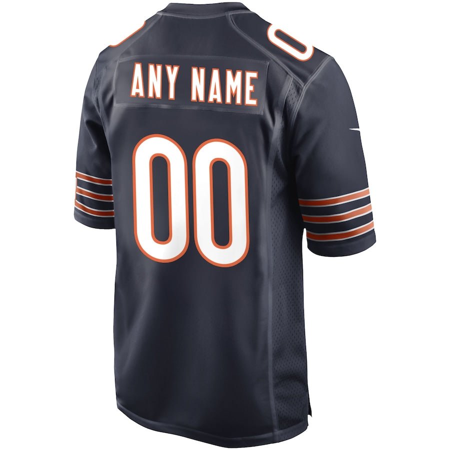 Navy Chicago Bears Custom Game Jersey | American Football Jersey | Sportcify |