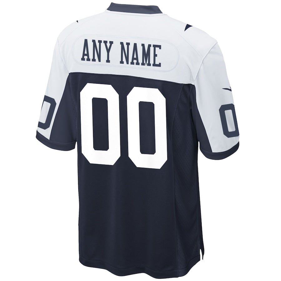Navy Dallas Cowboys Alternate Custom Game Jersey | American Football Jersey | Sportcify |