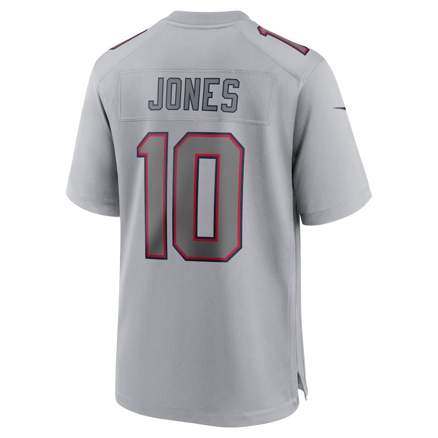 New England Patriots Mac Jones Gray Atmosphere Fashion Game Jersey | American Football Shirts | Sportcify |