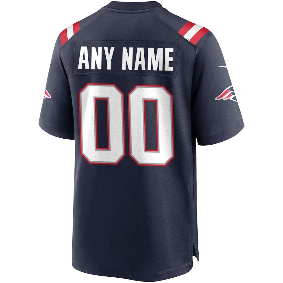 New England Patriots Navy Custom Game Jersey | American Football Jersey | Sportcify |