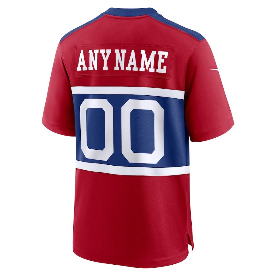 New York Giants Century Red Alternate Game Custom Jersey | American Football Jersey | Sportcify |